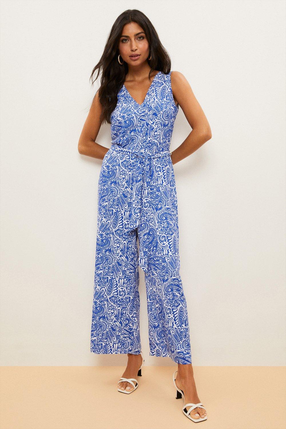 Jumpsuits | Tall Large Paisley Jumpsuit | Wallis