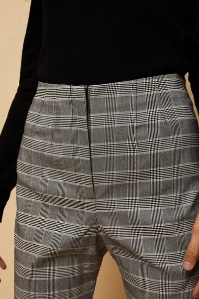 Wallis grey Grey Check Stretch Trouser
