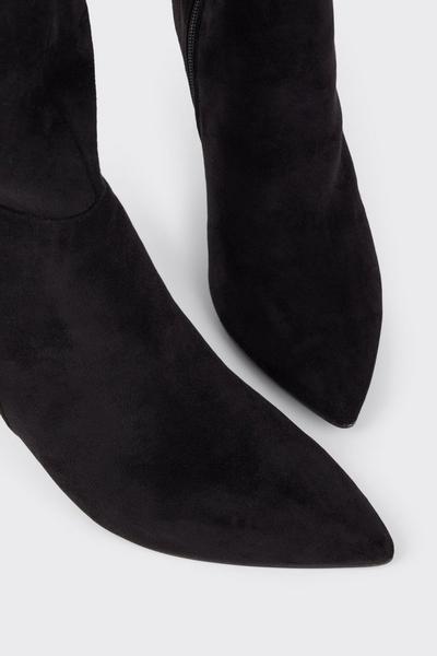Wallis black Hermione Medium Stiletto Knee High Boots