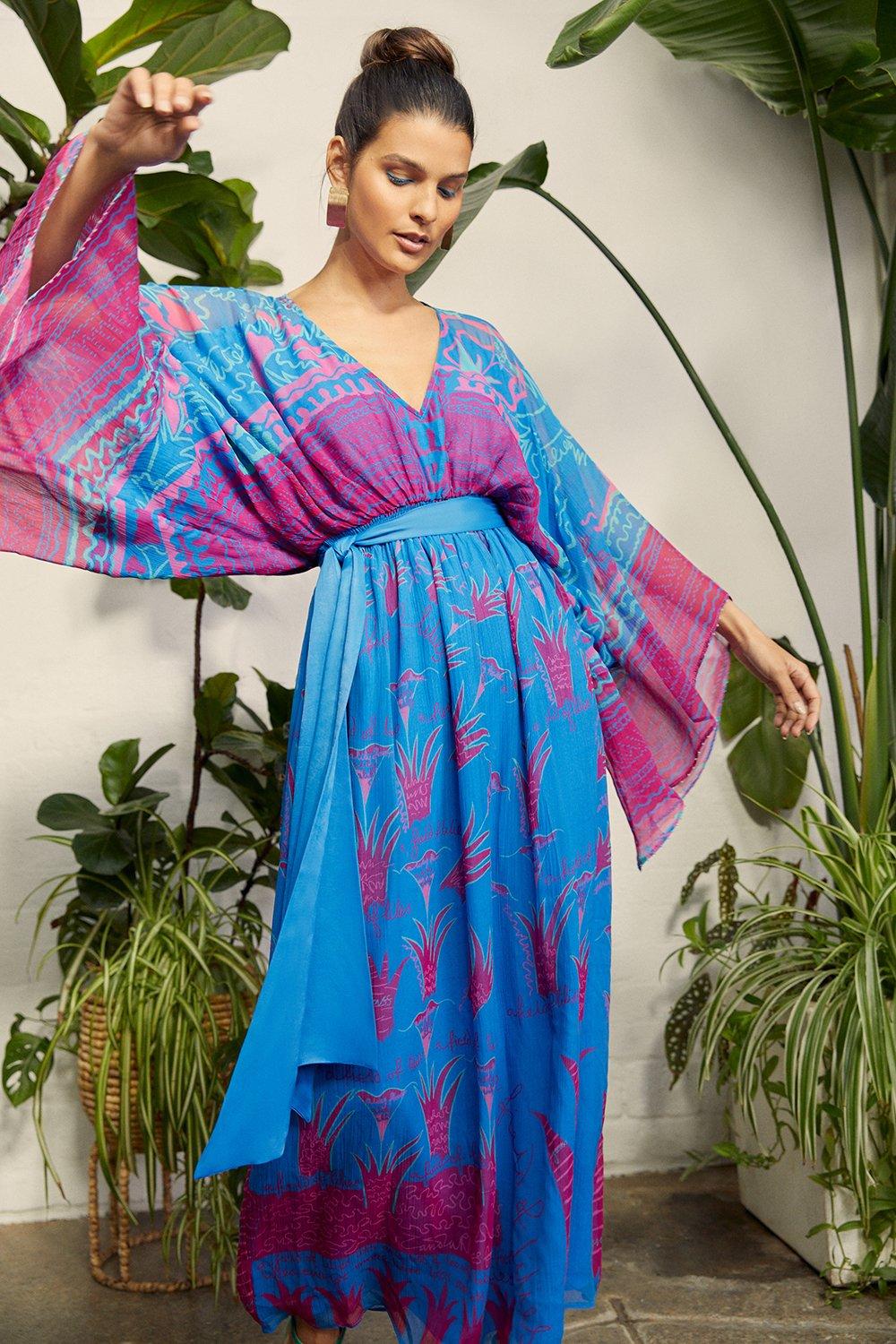 Dresses | Zandra Rhodes Field Of Lilies Midaxi Dress | Wallis