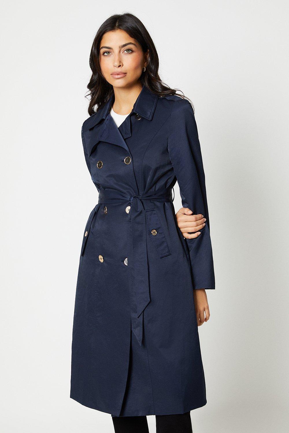 Womens Detail Trench Coat