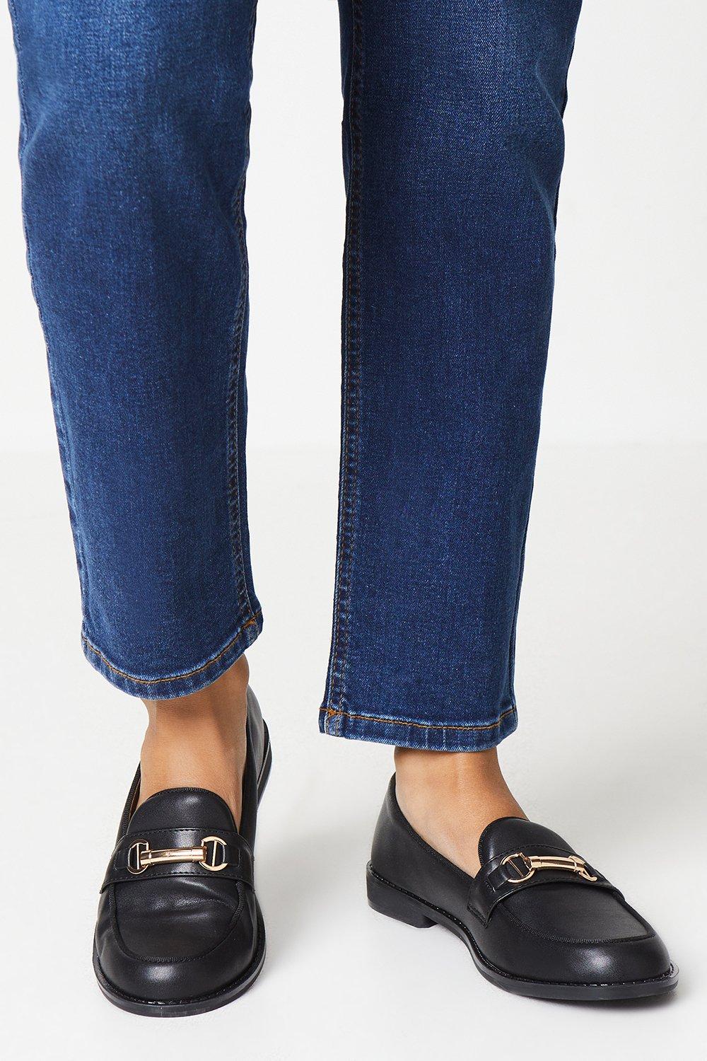 Womens Linot Snaffle Detail Loafers