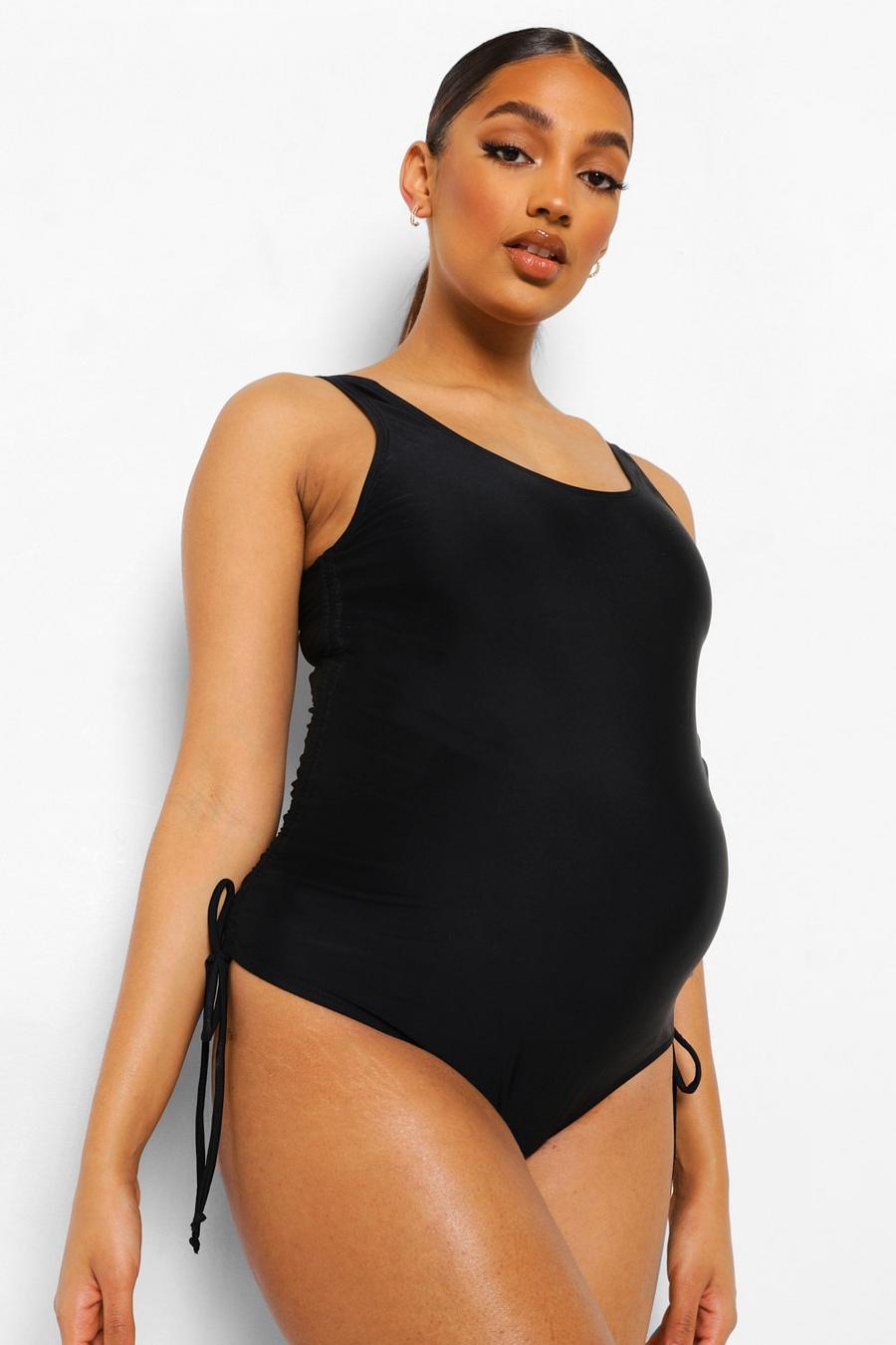 Maternity Ruched Side Swimsuit