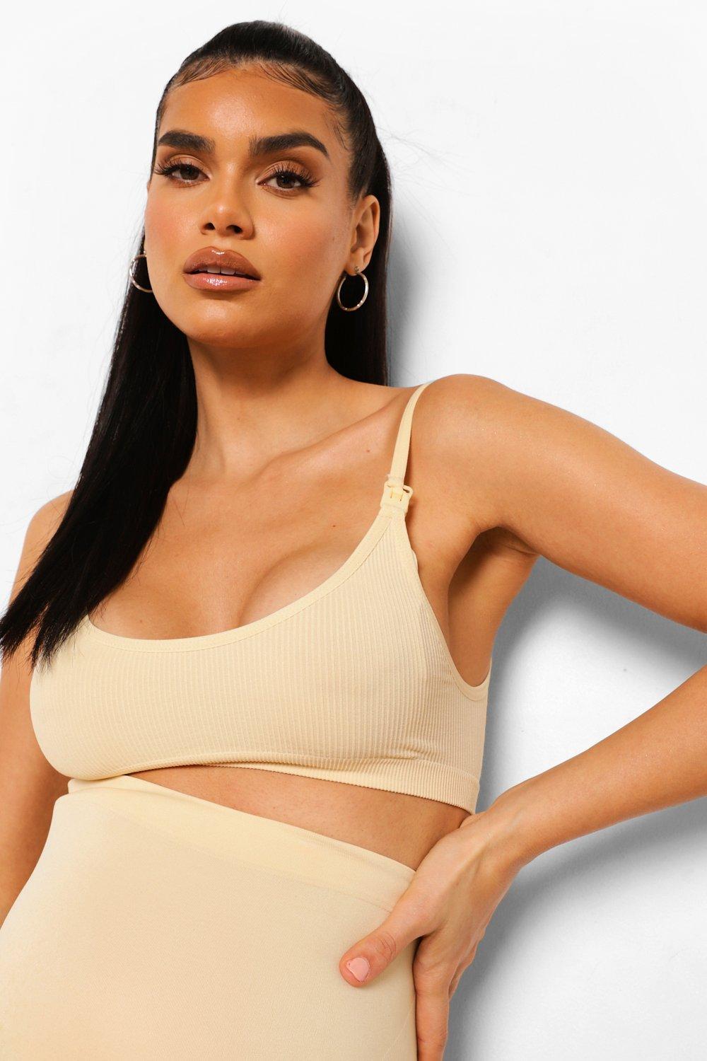 Buy Boohoo Maternity Lace Nursing Bra In Black