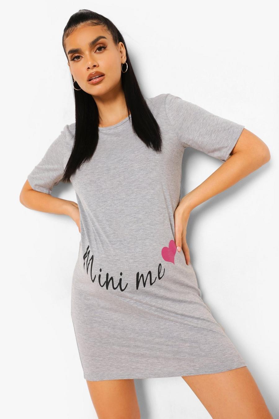 Grey Maternity Mini Me Nightgown image number 1