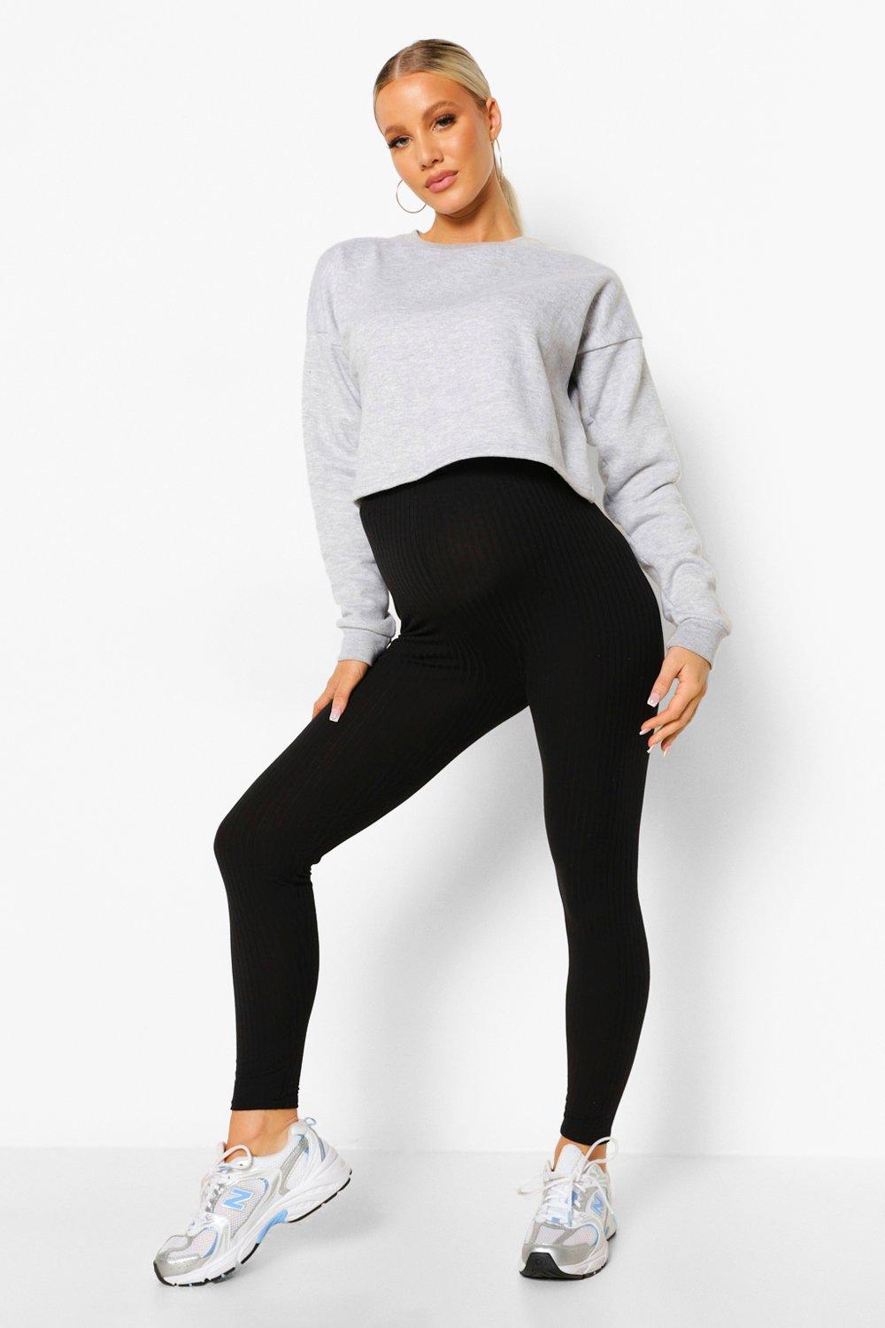 Maternity leggings boohoo hotsell