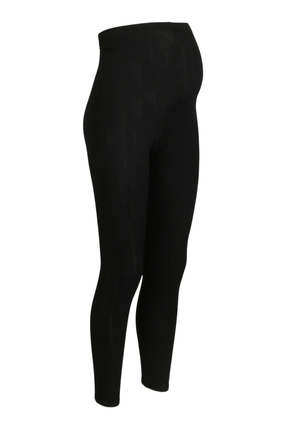 Buy Boohoo Maternity Ribbed Seamless Over Bump Leggings In Black