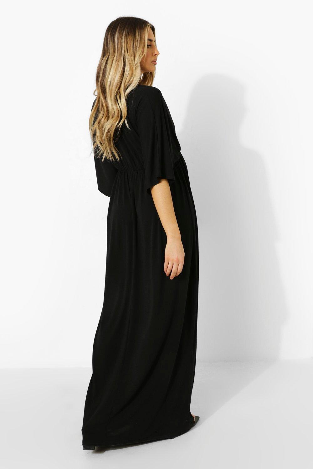 boohoo Maternity Wedding Embellished Batwing Dress  Batwing dress,  Maternity dress wedding guest, Maxi dress