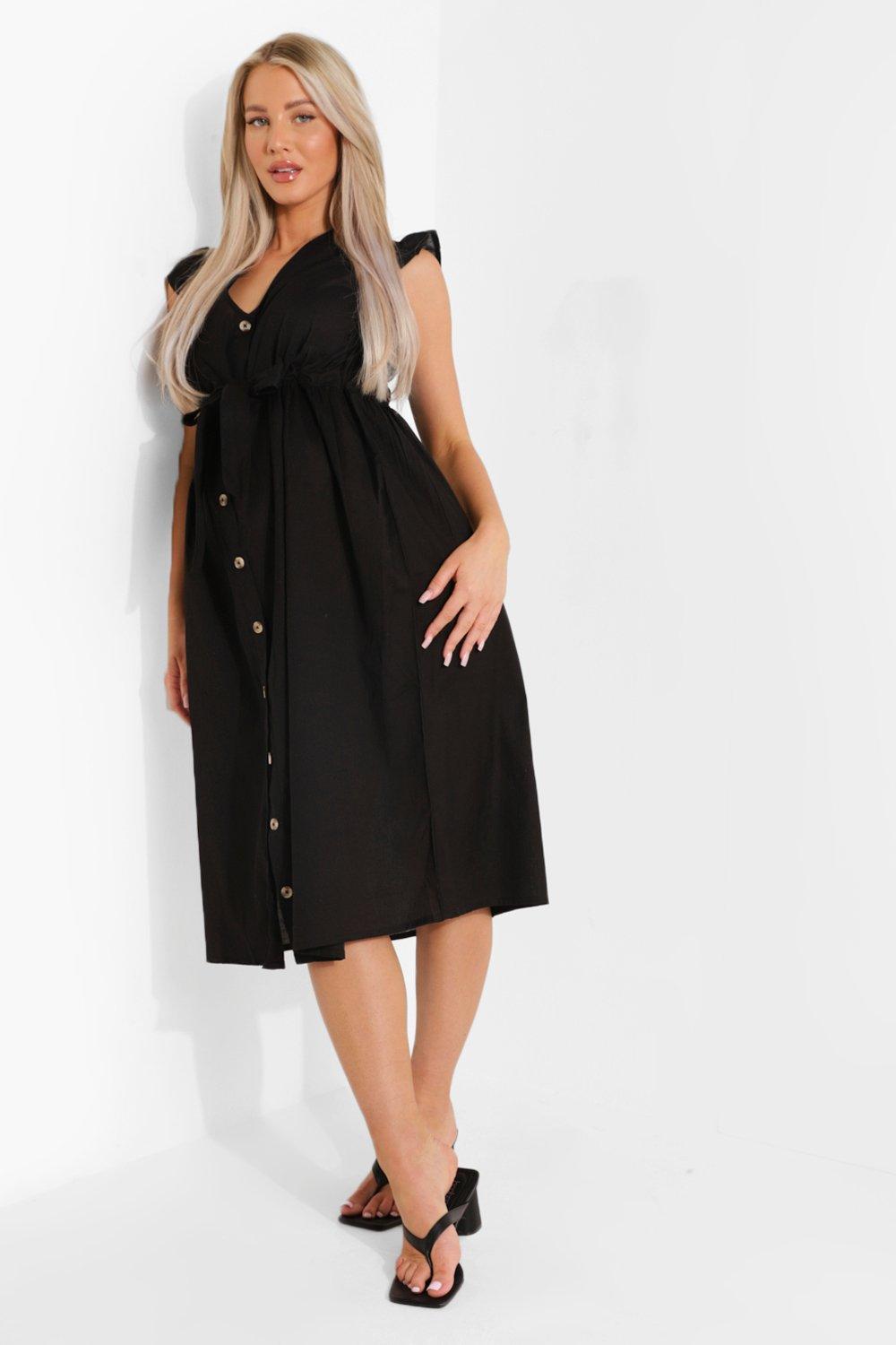 Cotton button down outlet dress