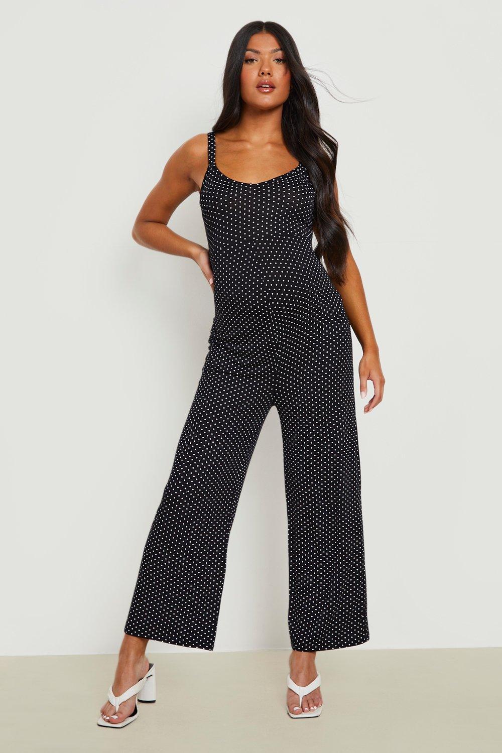 black maternity jumpsuit