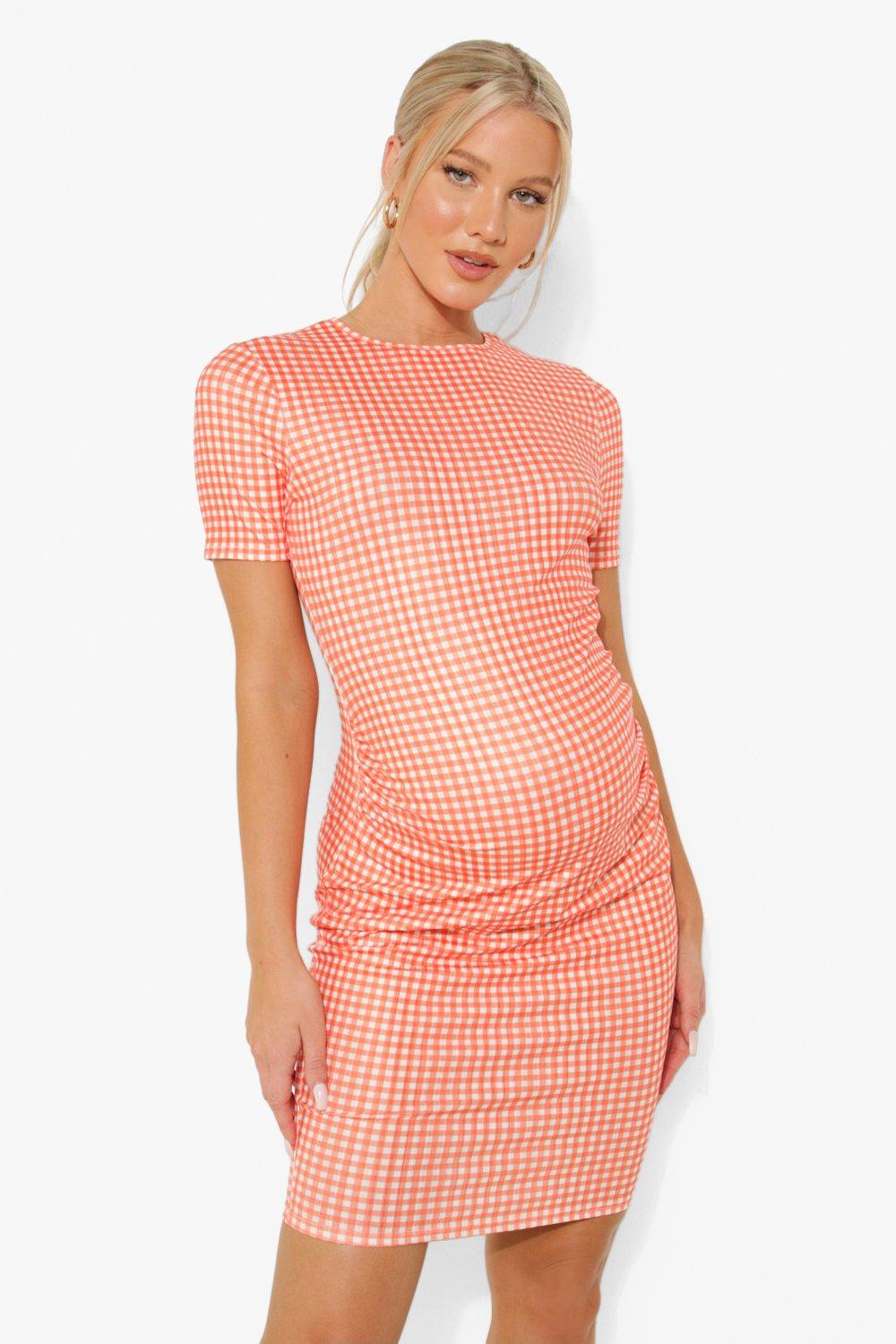 Gingham bodycon dress best sale