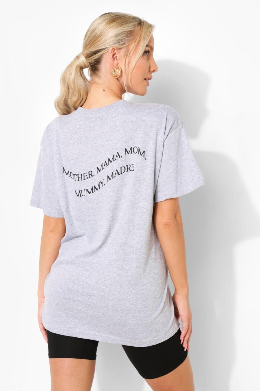 Grey Maternity Mama Slogan T-shirt image number 1