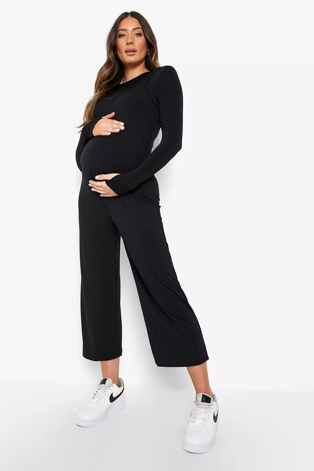 Boohoo shop maternity jumpsuit