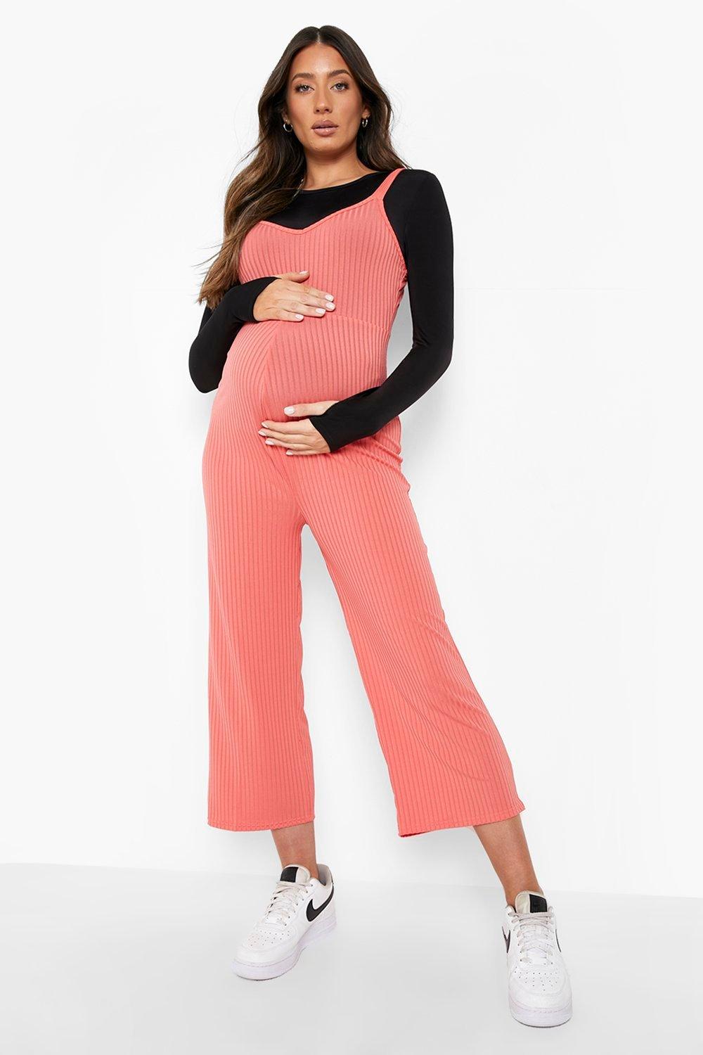 https://media.boohoo.com/i/boohoo/bzz00953_coral_xl_2/female-coral-maternity-rib-culotte-jumpsuit