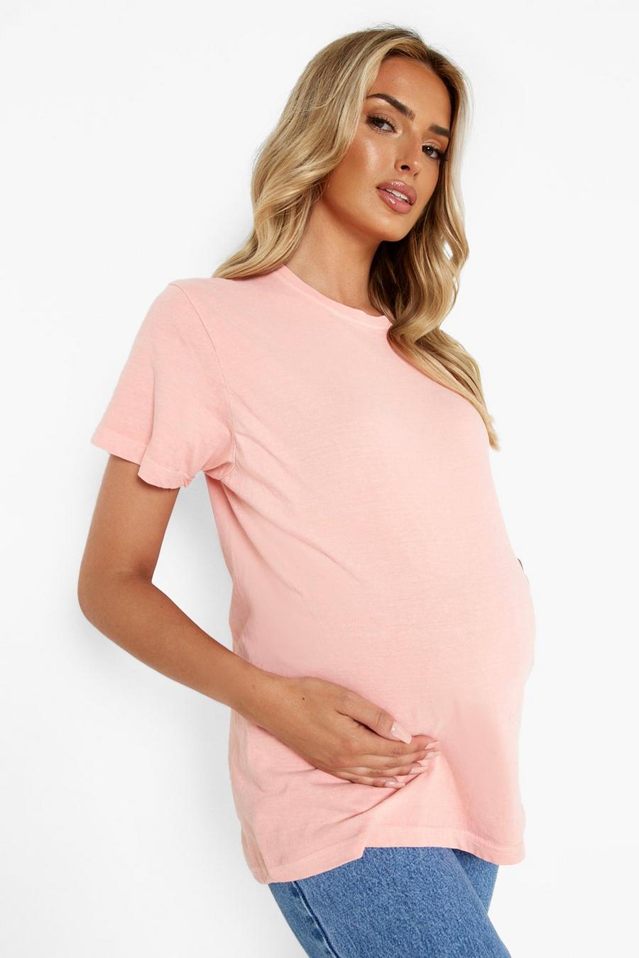 Coral Maternity Washed T-shirt image number 1