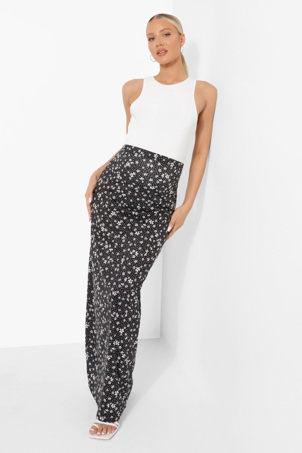 Maternity maxi outlet skirt boohoo