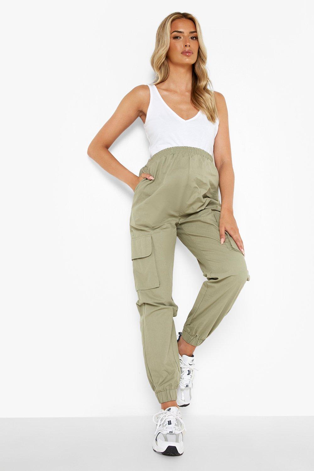 Maternity Elasticated Waist Cargo Pants