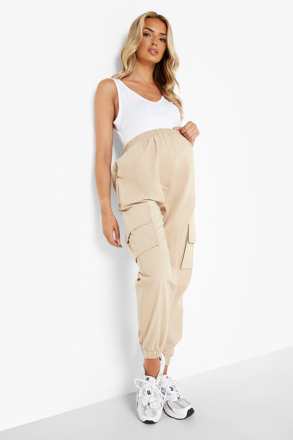 Maternity Elasticated Waist Cargo Pants