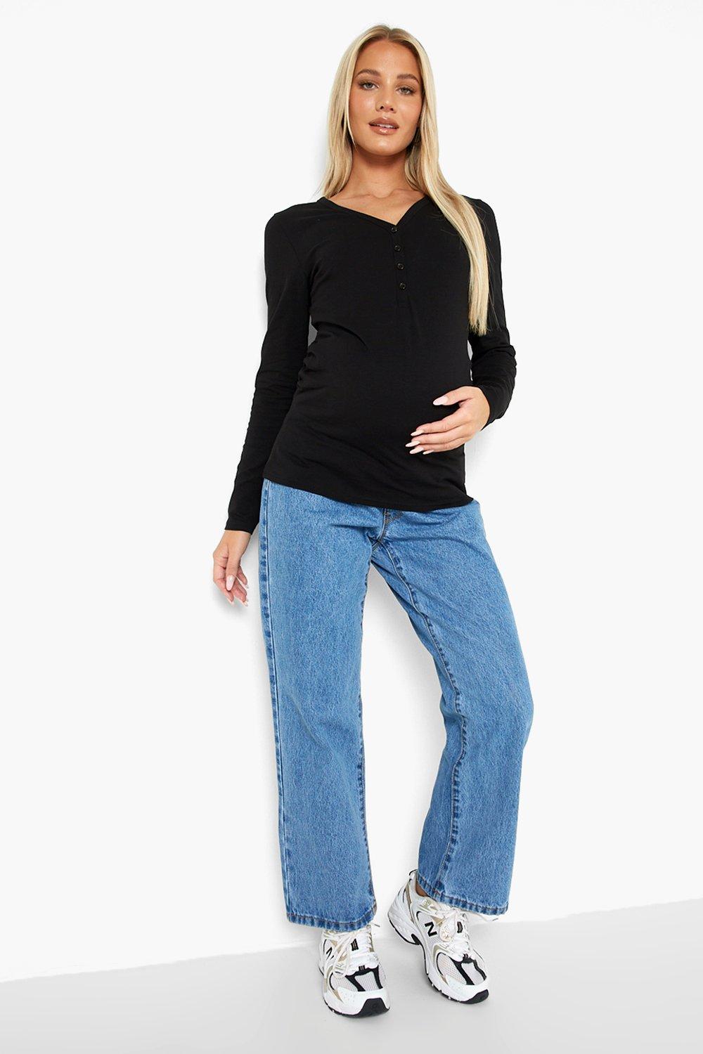 Nursing on sale top boohoo