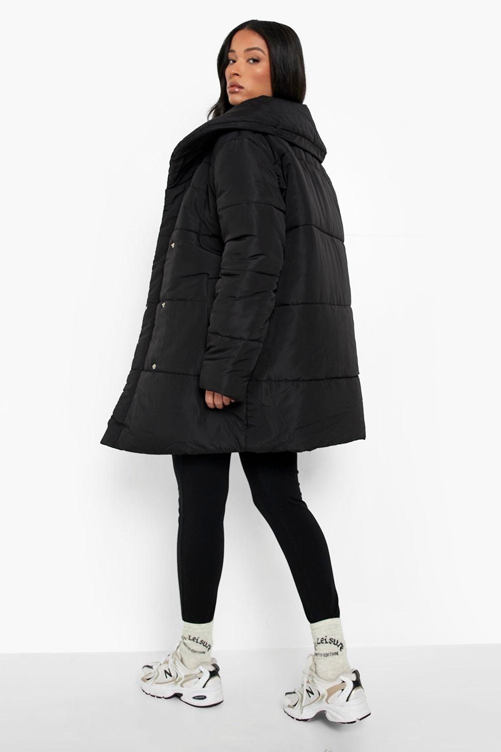 Maternity Padded Coat boohoo UK