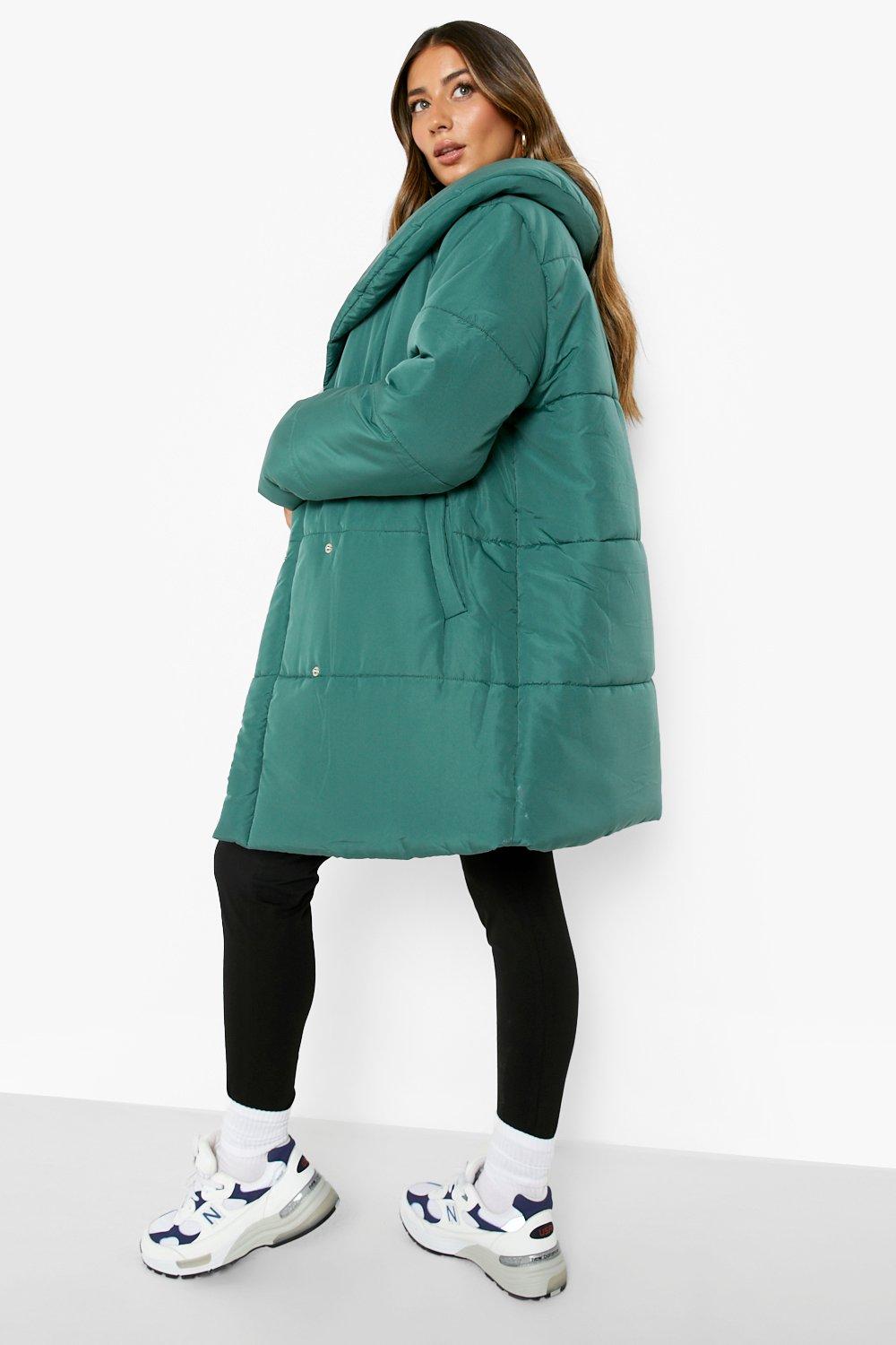 Maternity coat outlet boohoo