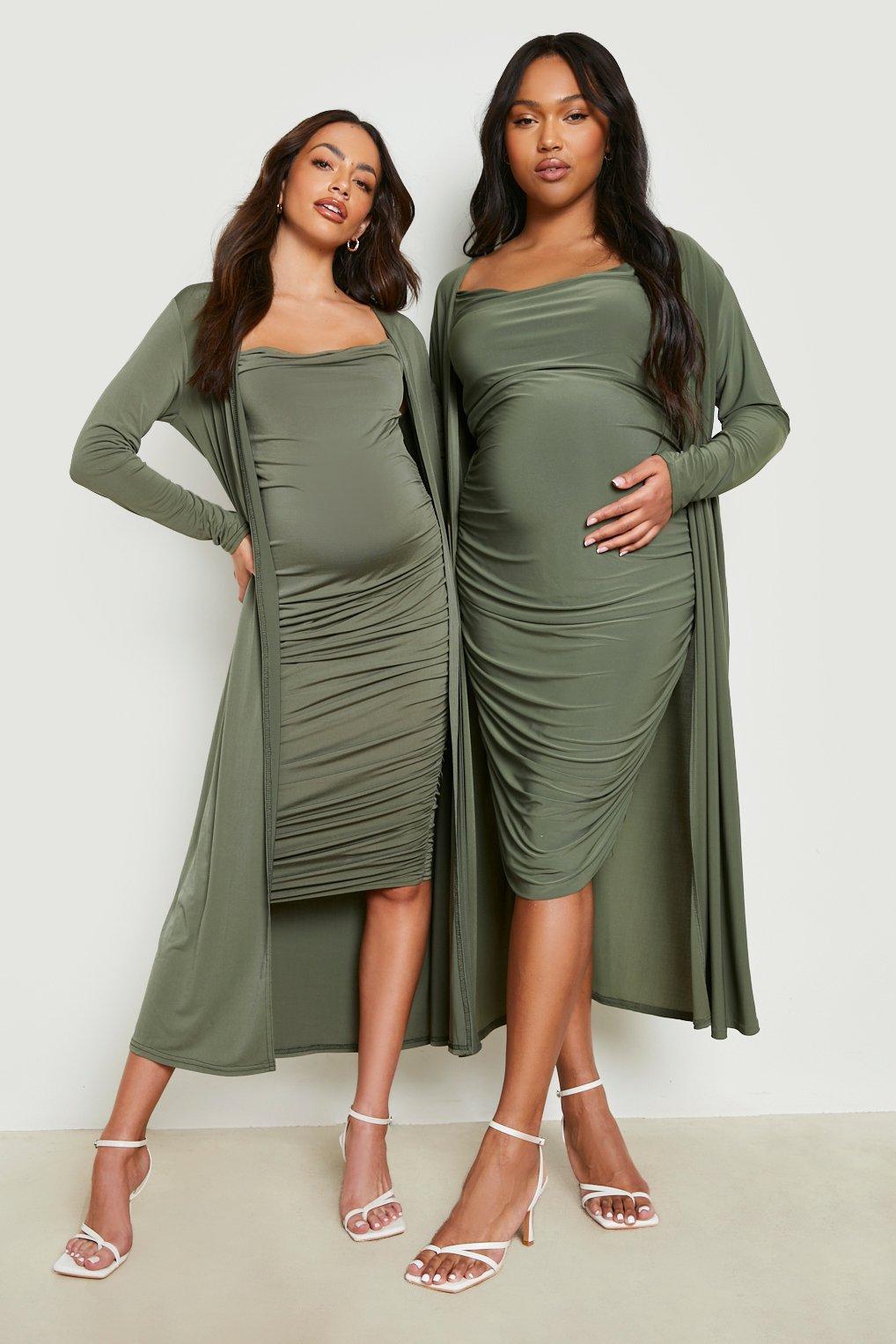 Boohoo Maternity Dress - Maternity Fashion — Live Love Blank