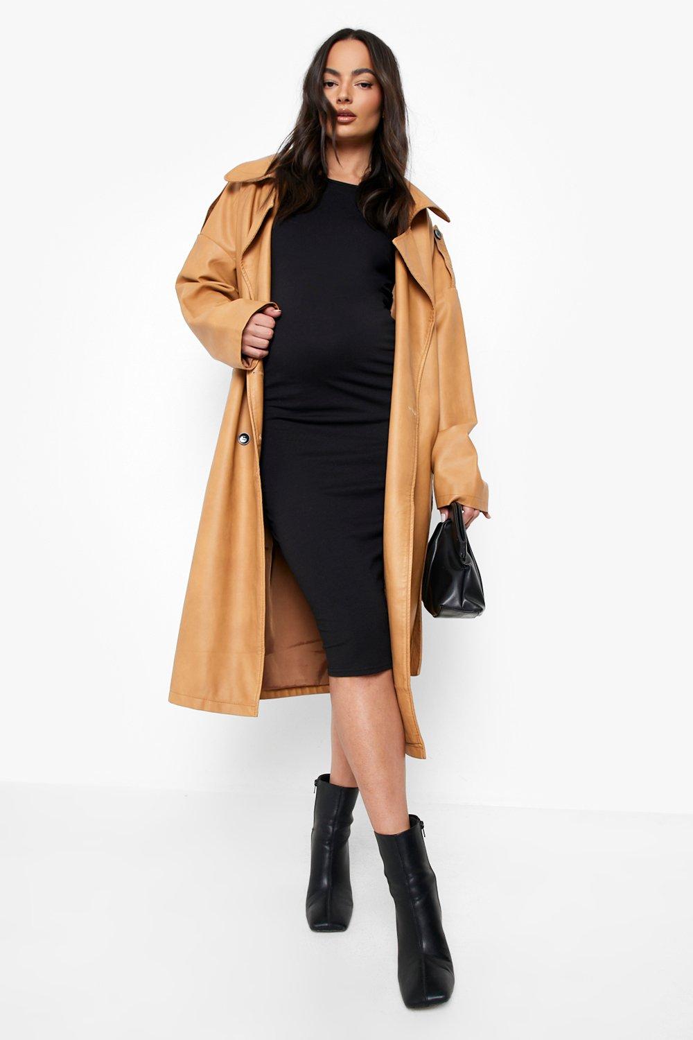 Bodycon dress with sales coat