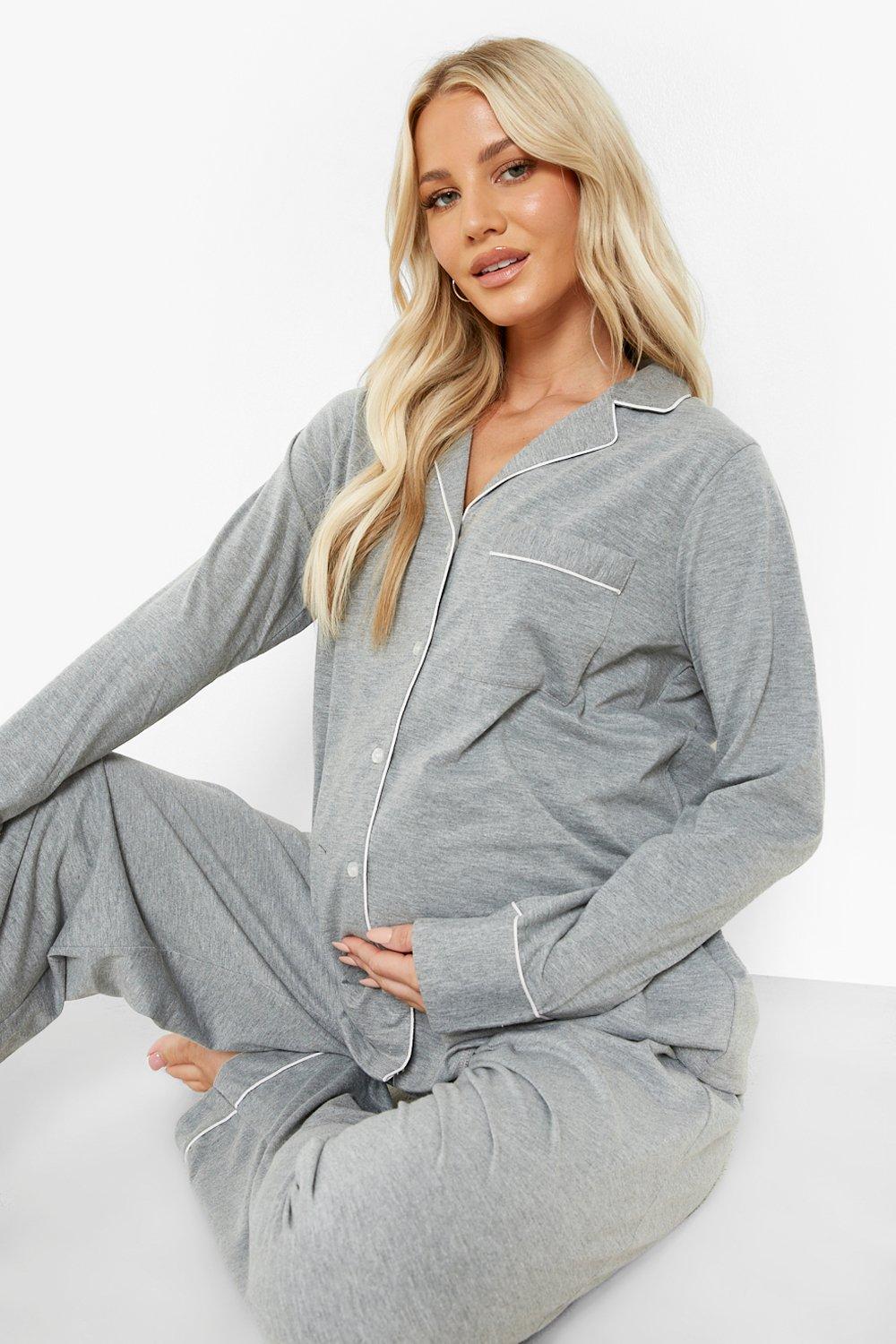 Maternité - Pyjama de grossesse en jersey