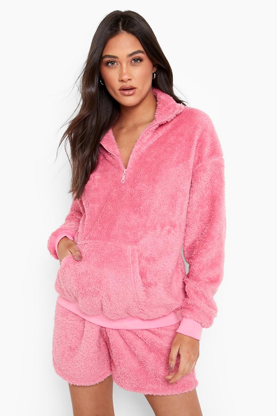 Umstandsmode Fleece-Shorts, Dusky pink image number 1