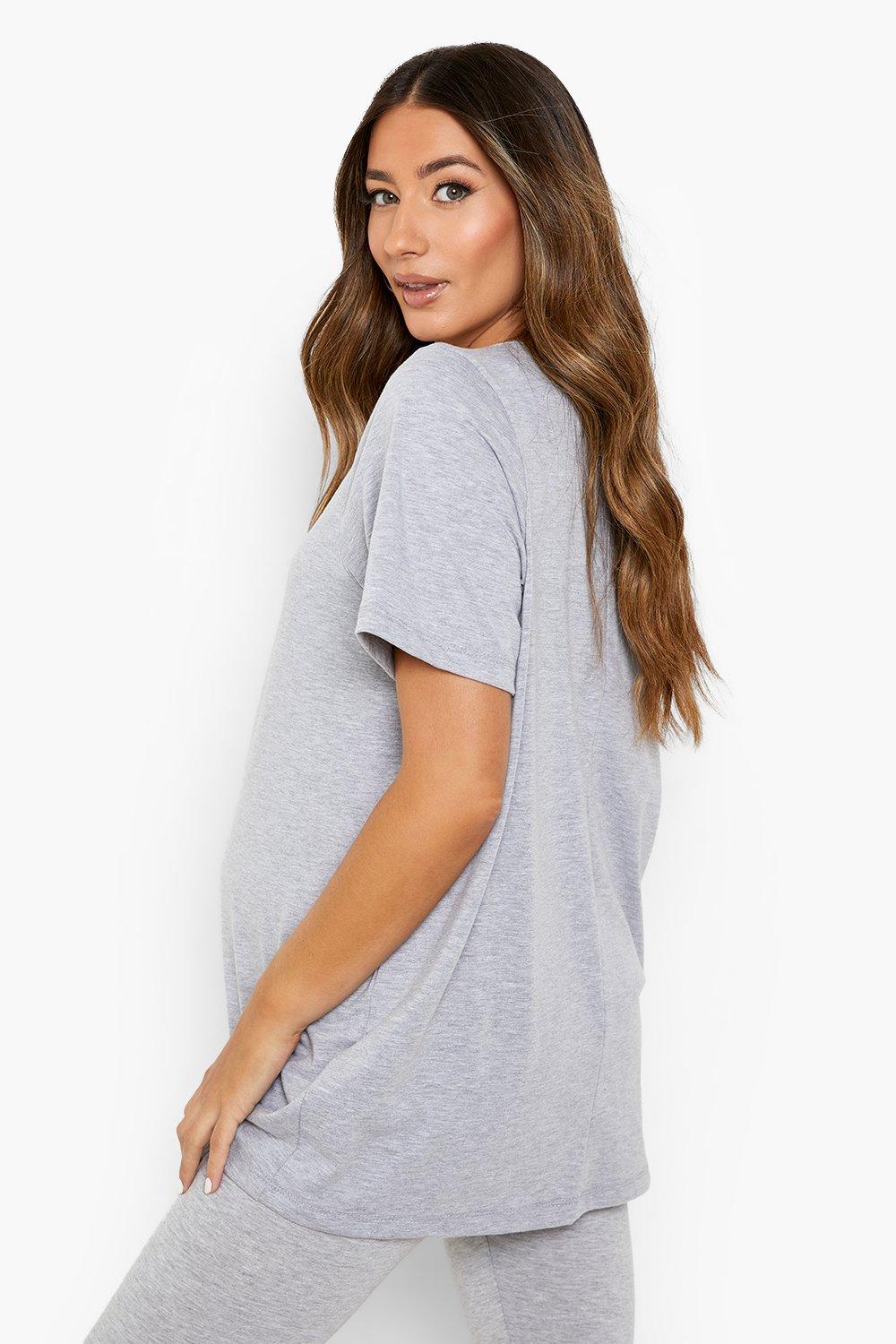 Maternity Oversized Basic T-Shirt