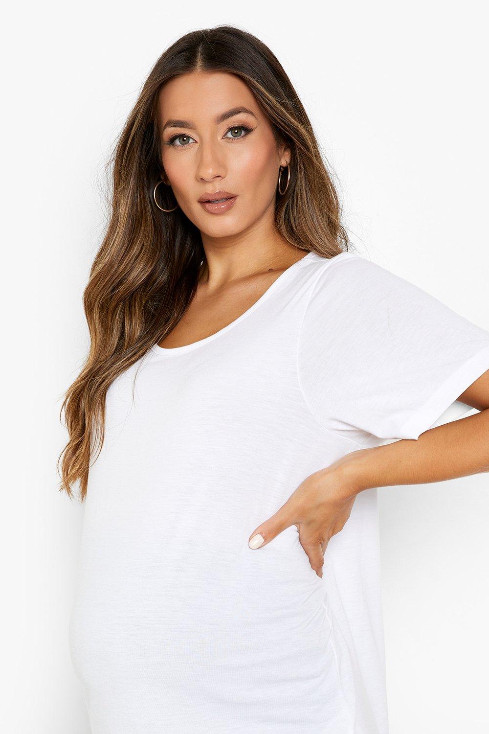 Maternity Oversized Basic T-Shirt