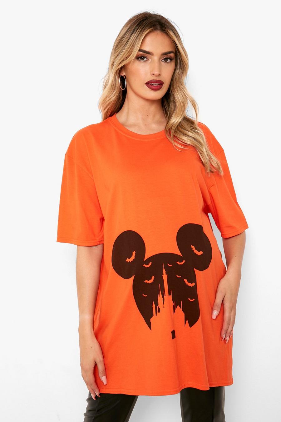 Maternité - T-shirt à imprimé Disney et Halloween, Orange image number 1