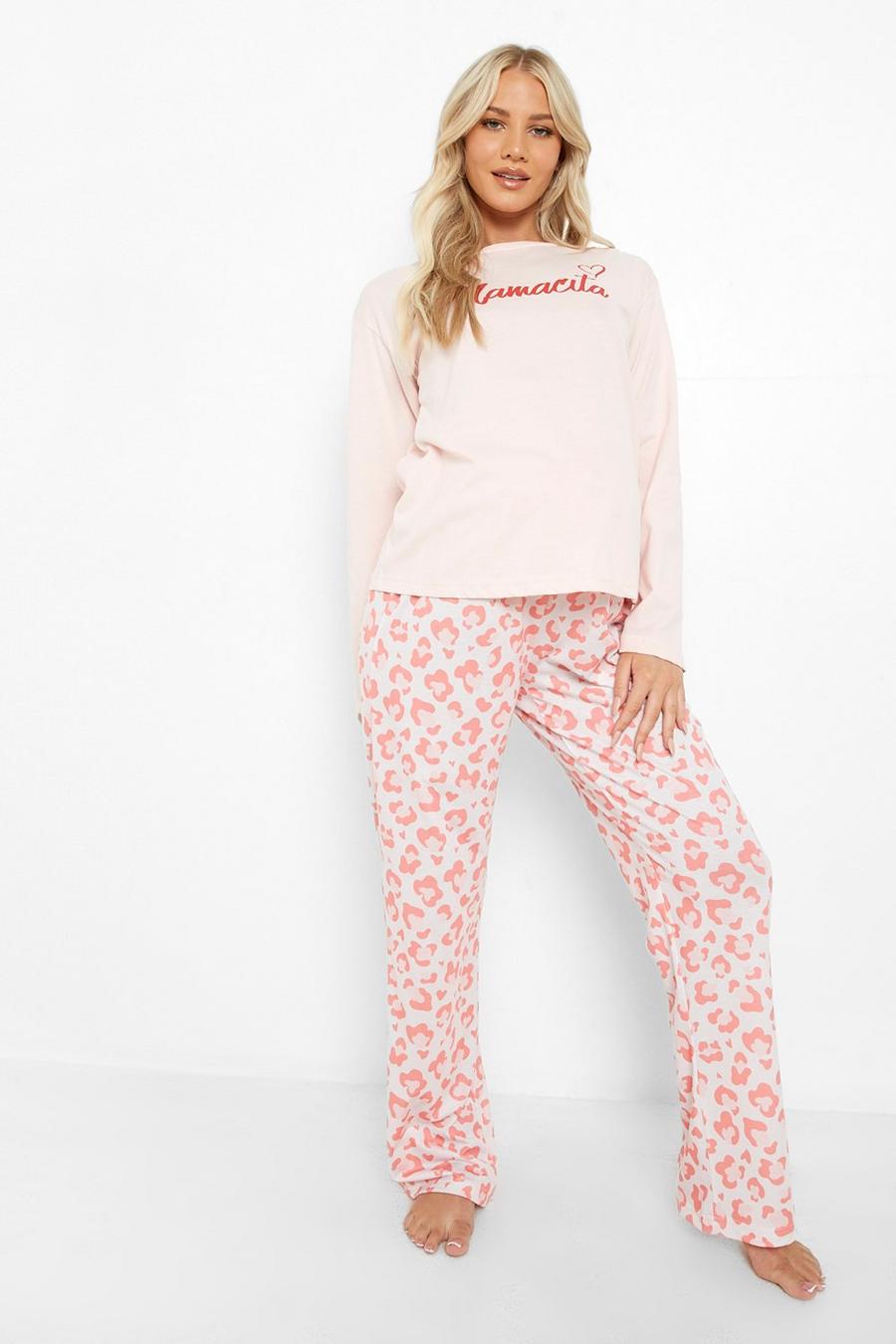Pink Mammakläder - Mamacita Pyjamas med långbyxor image number 1