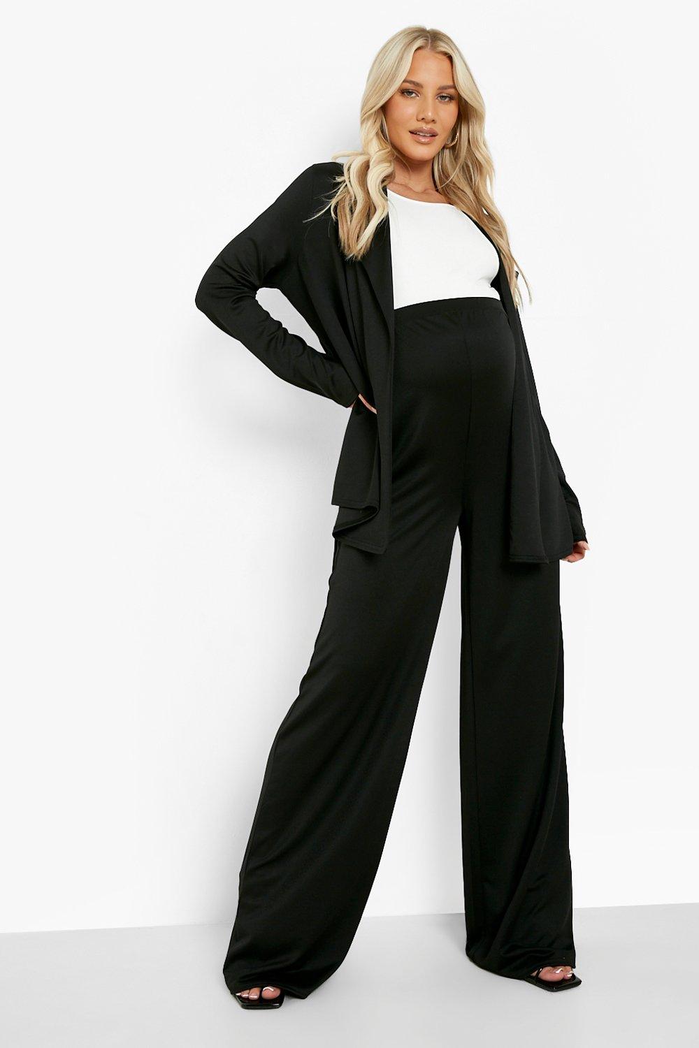 Maternity Blazer And Wide Leg Trouser Set