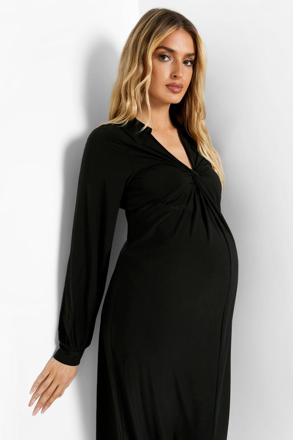 Maternity dress shop with split front