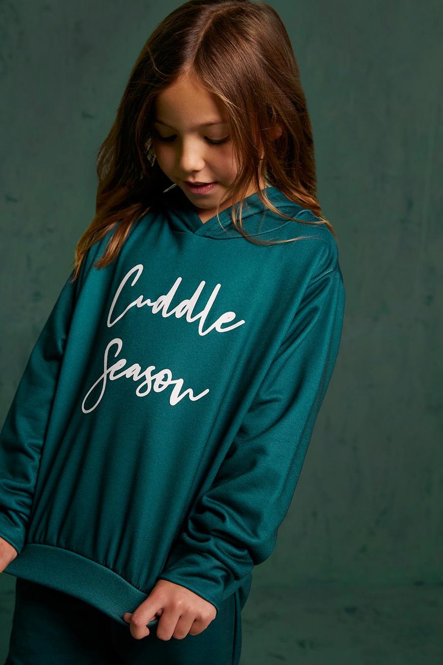 Mini Me Cuddle Season Loungewear-Set, Dark green image number 1