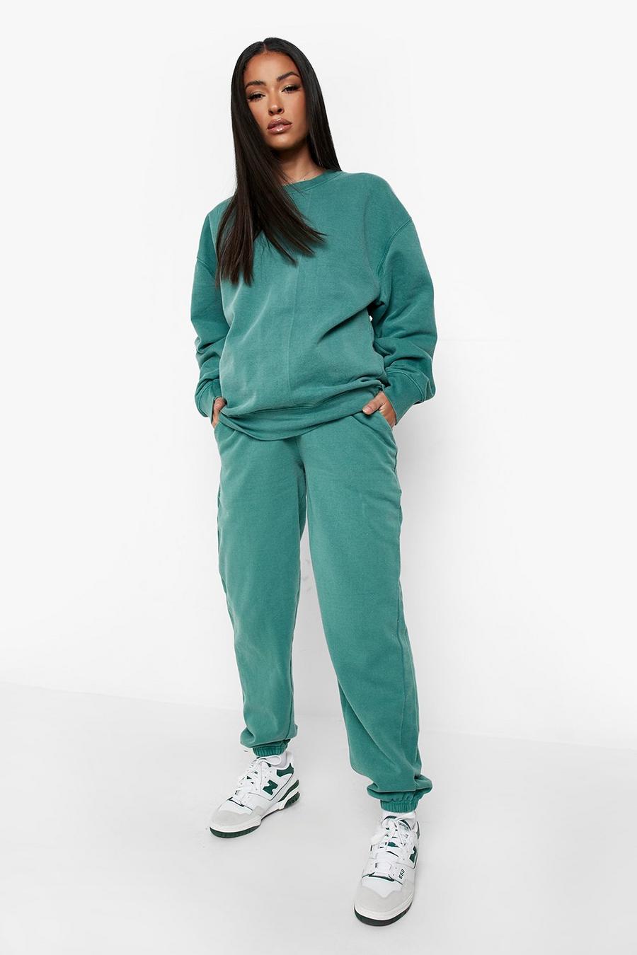 Green Mammakläder - Oversize mysdress med sweatshirt och tvättad effekt image number 1