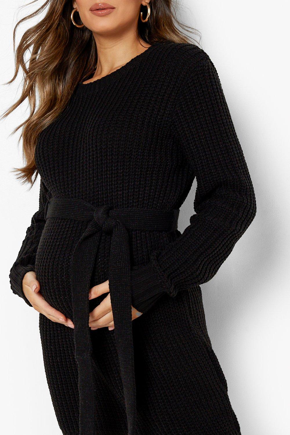 Black maternity hotsell jumper dress