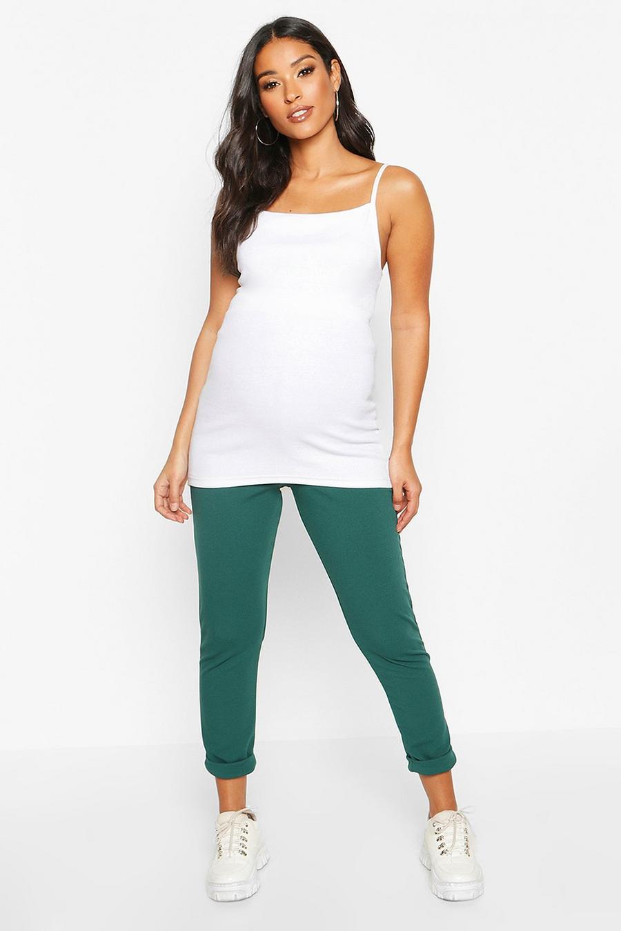 Emerald Maternity Turn Up Cuff Pants image number 1