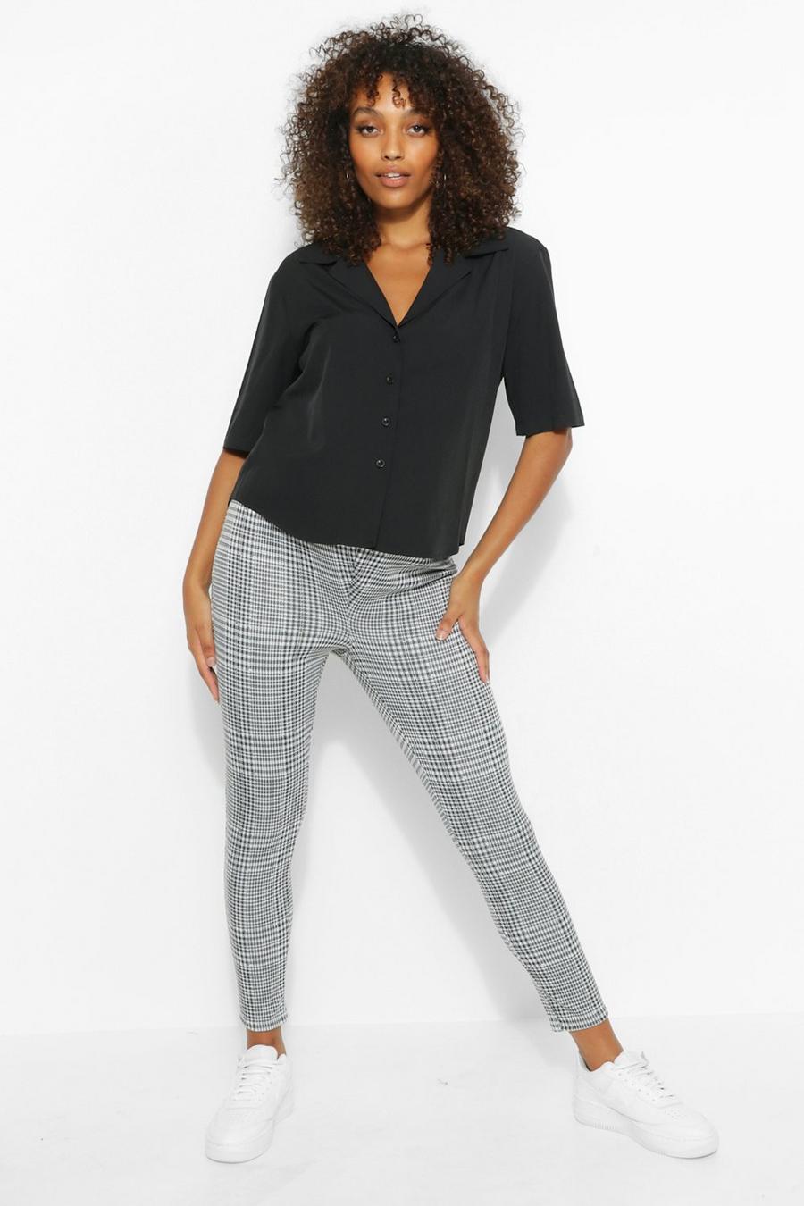 Maternity Dogtooth Tapered Pants image number 1