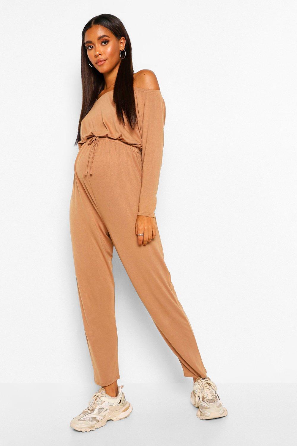 boohoo maternity jumpsuit