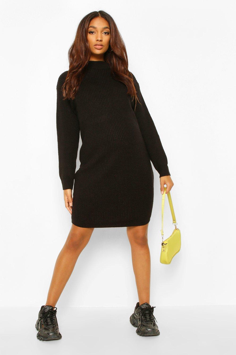 Maternite Robe pull a col roule boohoo FR