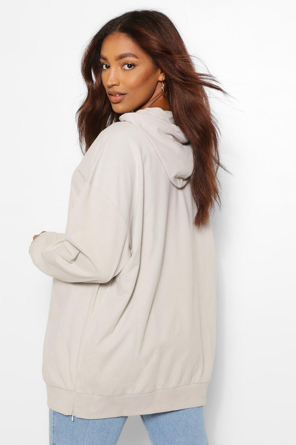 boohoo Maternity Side Button Nursing Sweatshirt - ShopStyle