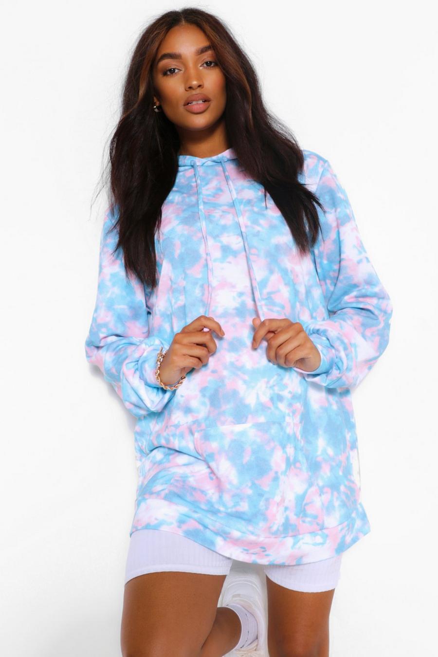 Multi Mammakläder - Oversize hoodie med batikmönster image number 1