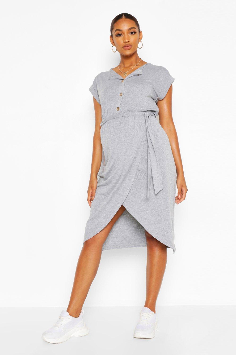 Nursing cheap midi dress