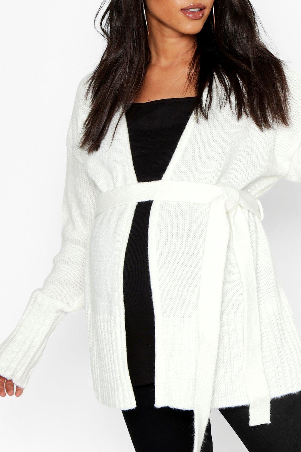 boohoo belted cardigan