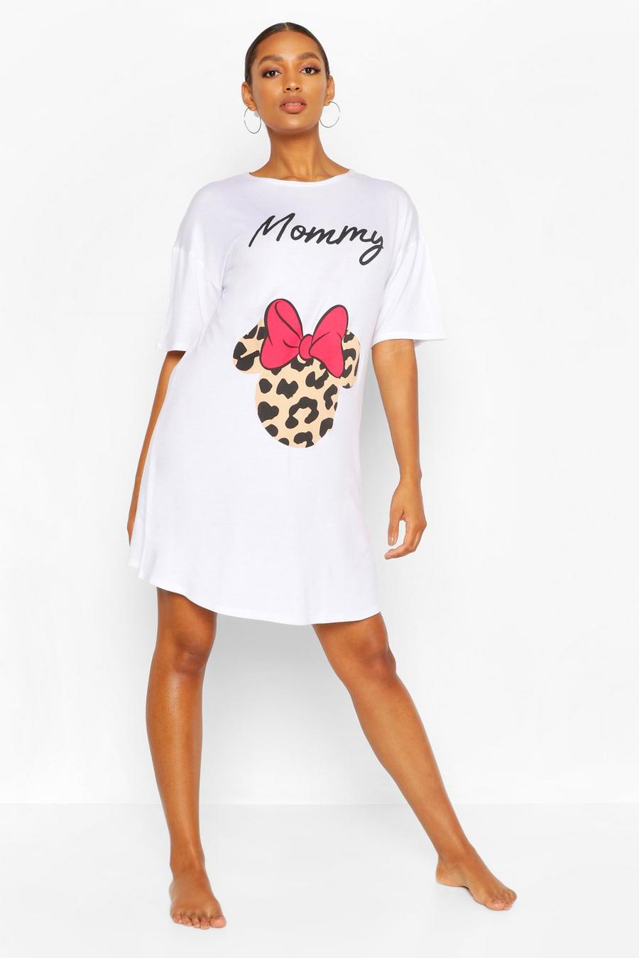 Umstandsmode Minnie Mouse Nachthemd mit Leoparden-Print image number 1