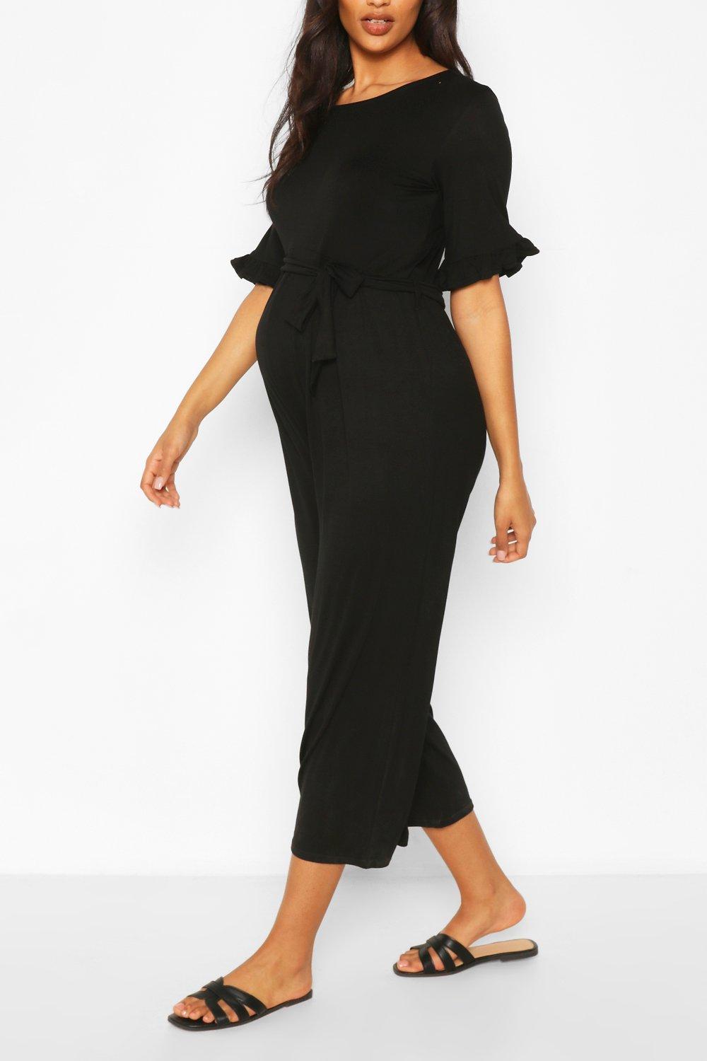 boohoo maternity jumpsuit