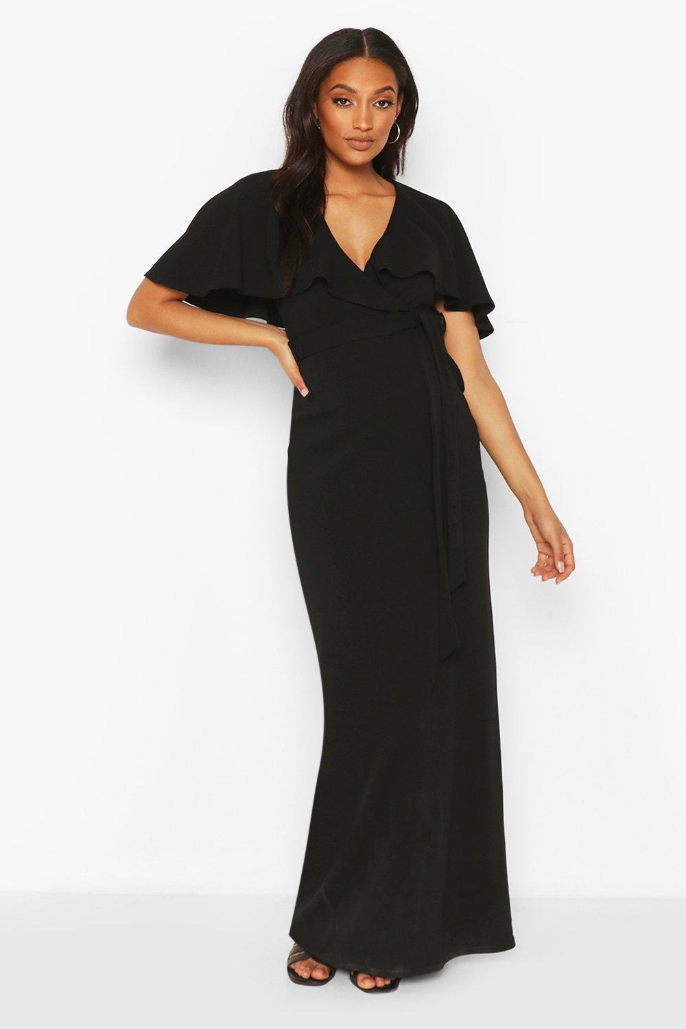 drape maxi dress