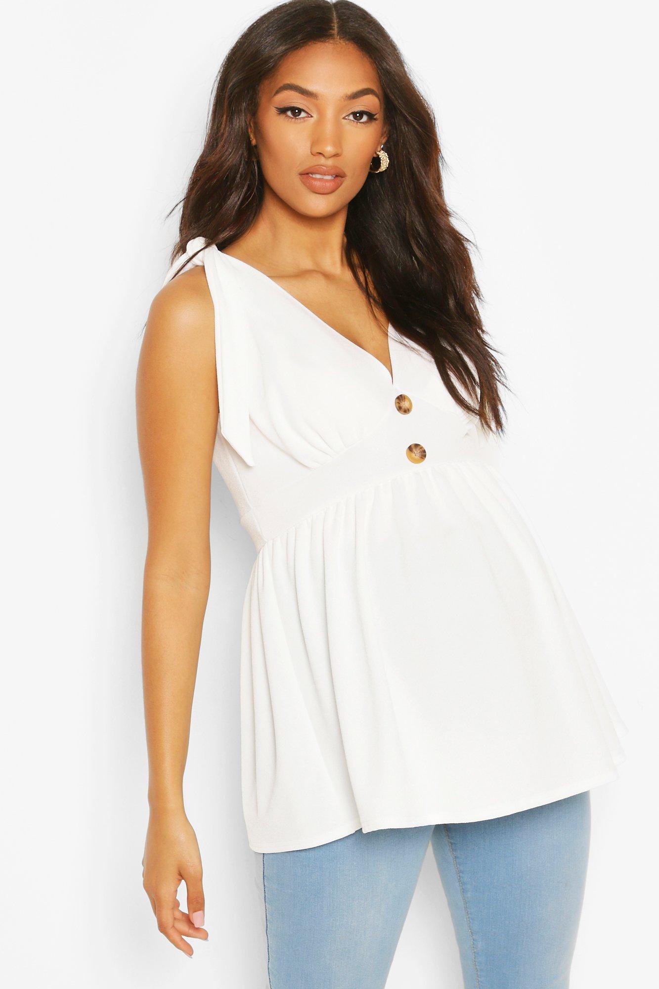 White hot sale nursing singlet